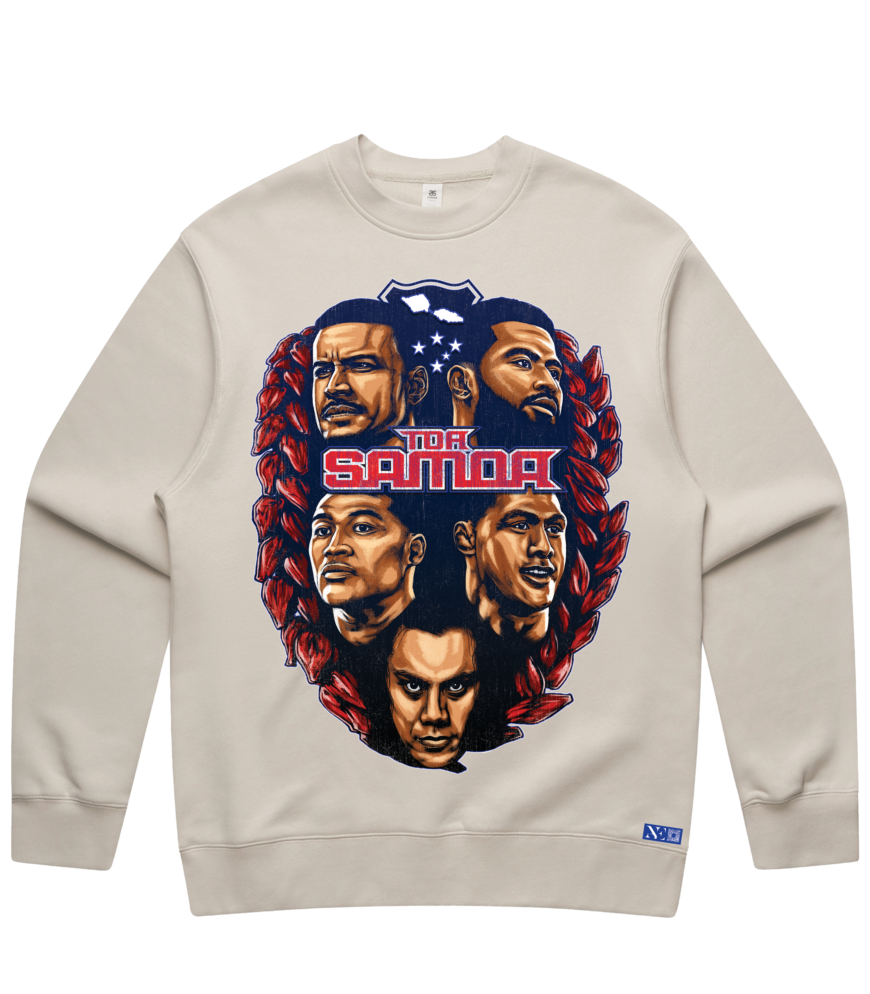 Toa Samoa Reps Crewneck
