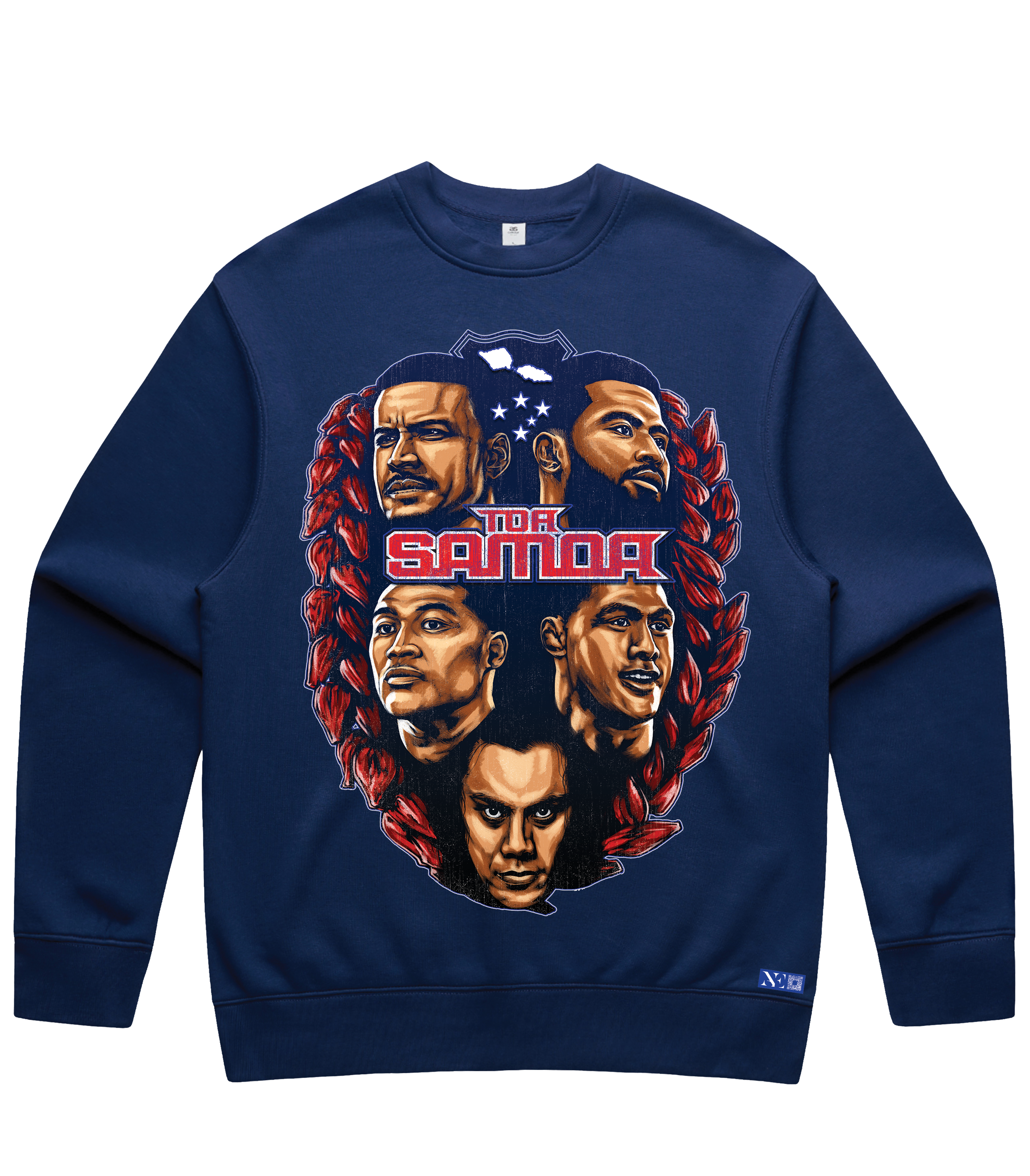 Toa Samoa Reps Crewneck