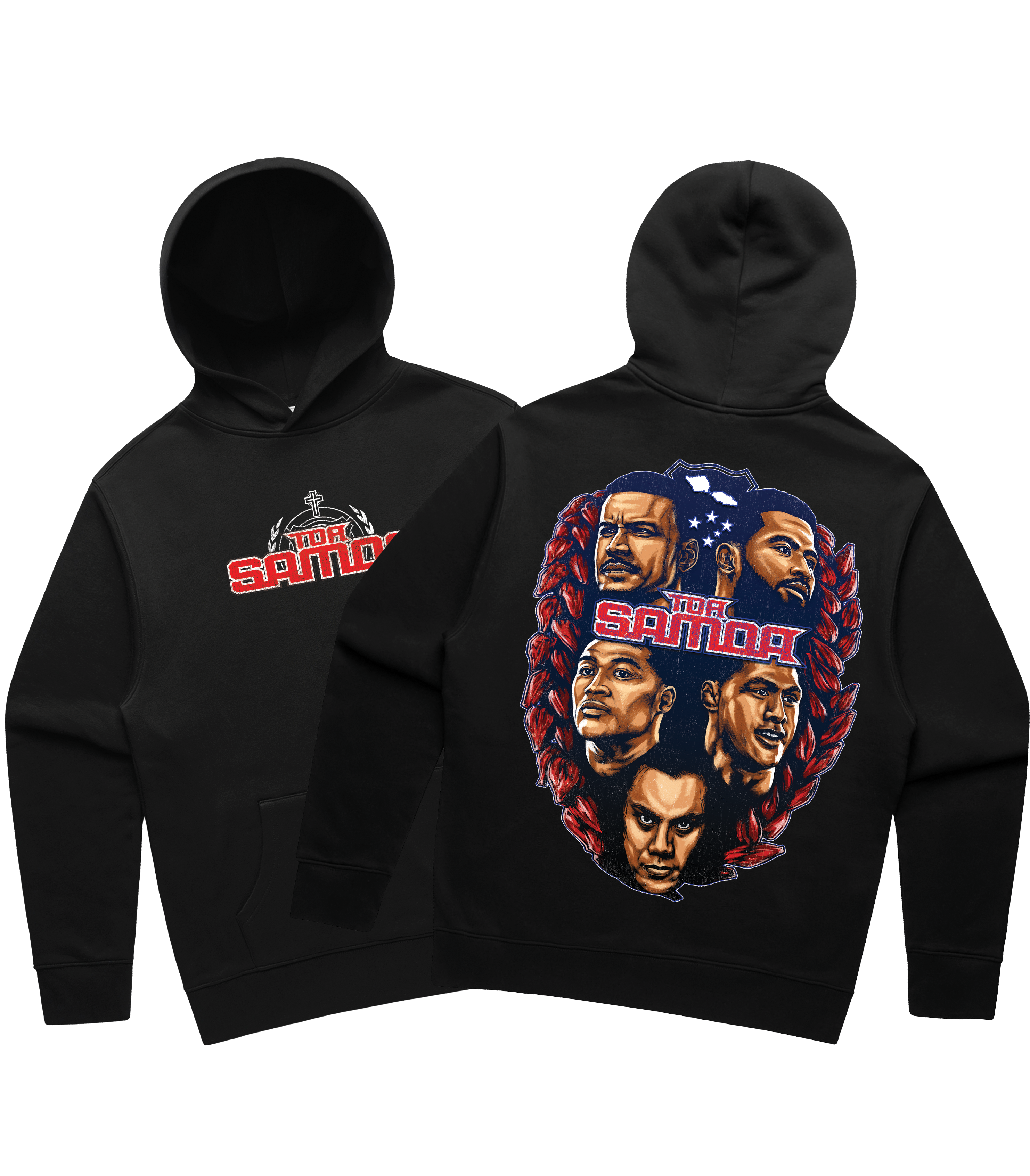 To a Samoa Reps Hoodie