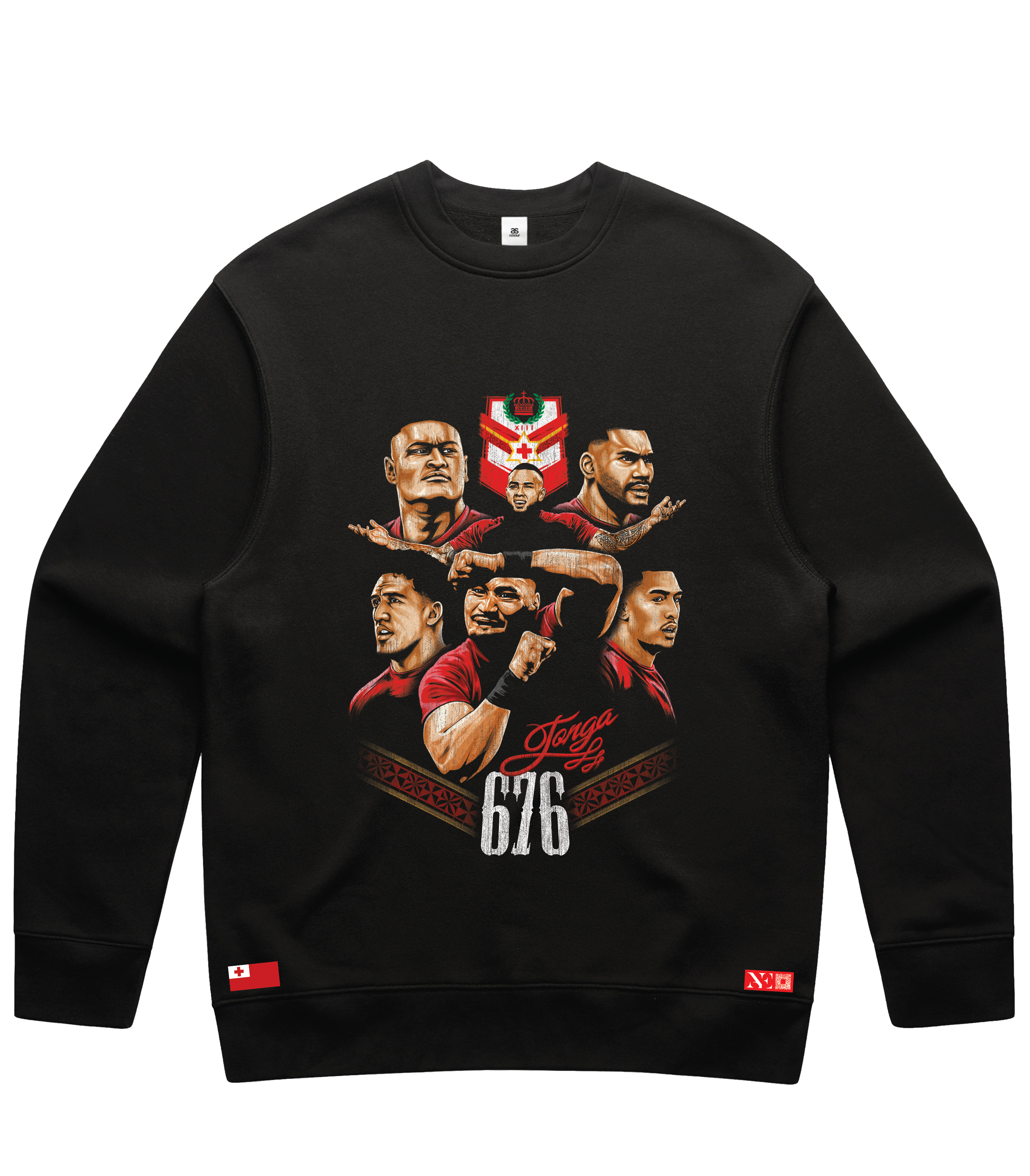 Tonga 676 Bombsquad Crewneck